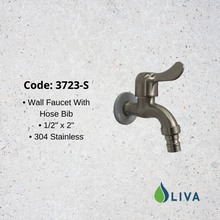 Load image into Gallery viewer, Oliva Wall Faucet With Hose Bib
