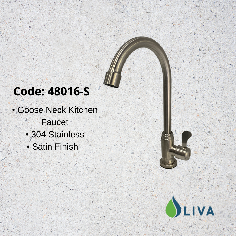 Oliva Gooseneck Faucet - 48016-S