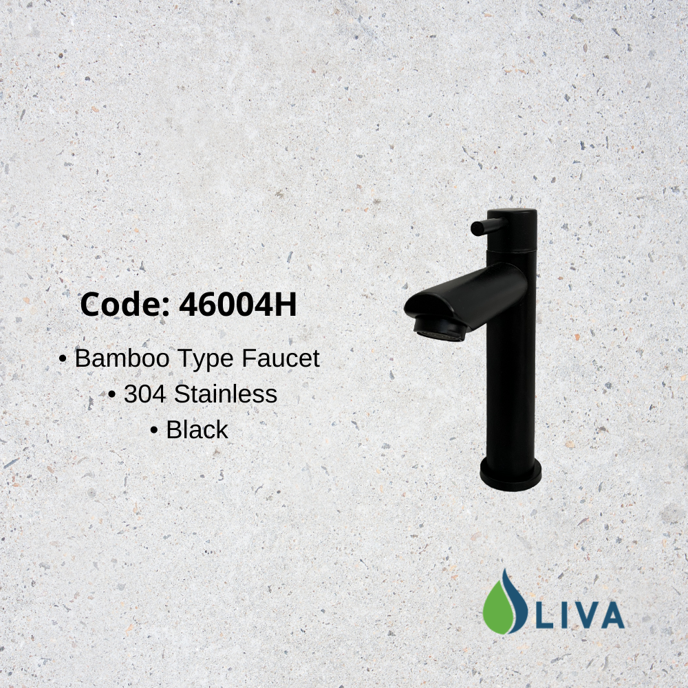 Oliva Black Bamboo Faucet - 46004H