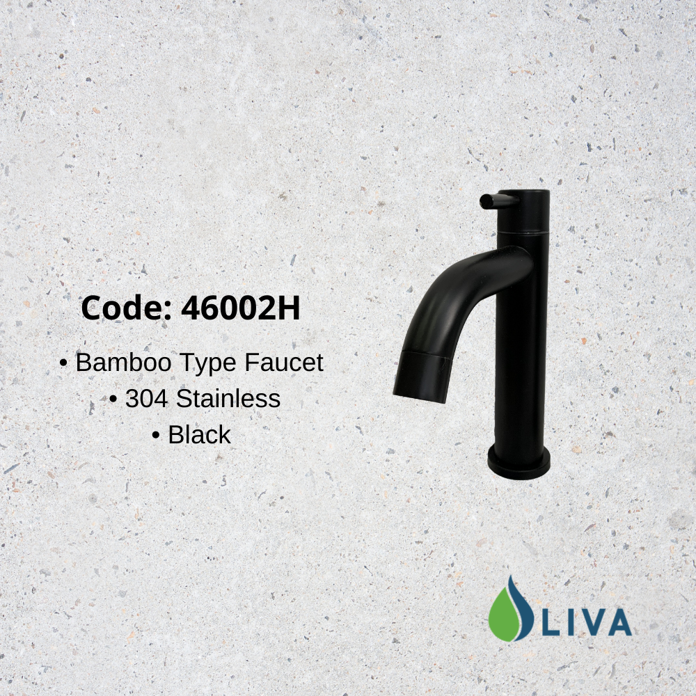 Oliva Black Bamboo Faucet - 46002H
