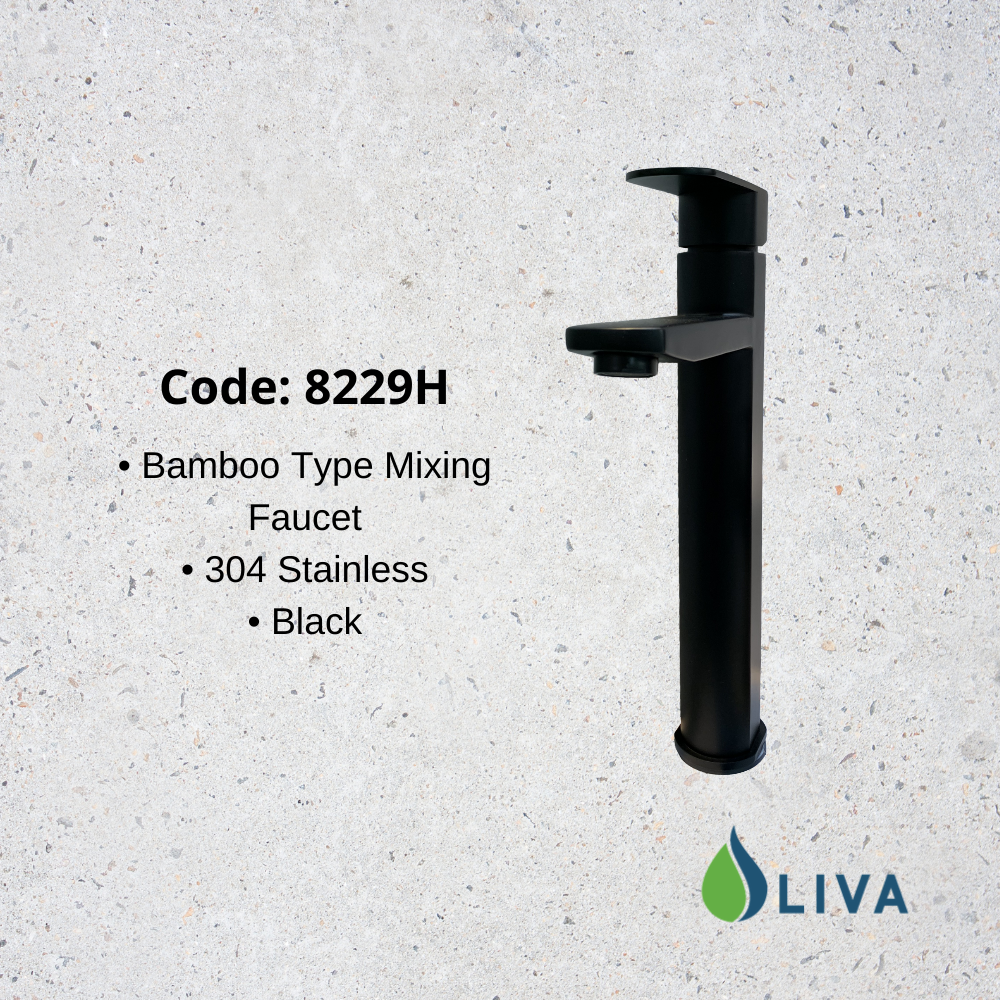 Oliva Black Bamboo Type Mixing Faucet - 8229H
