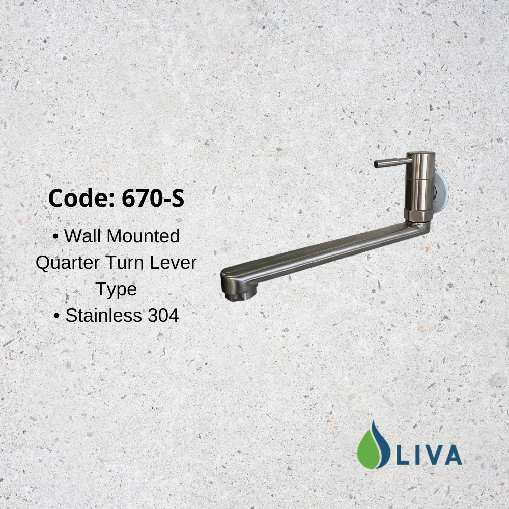 Oliva Wall Lever Faucet - 670-S