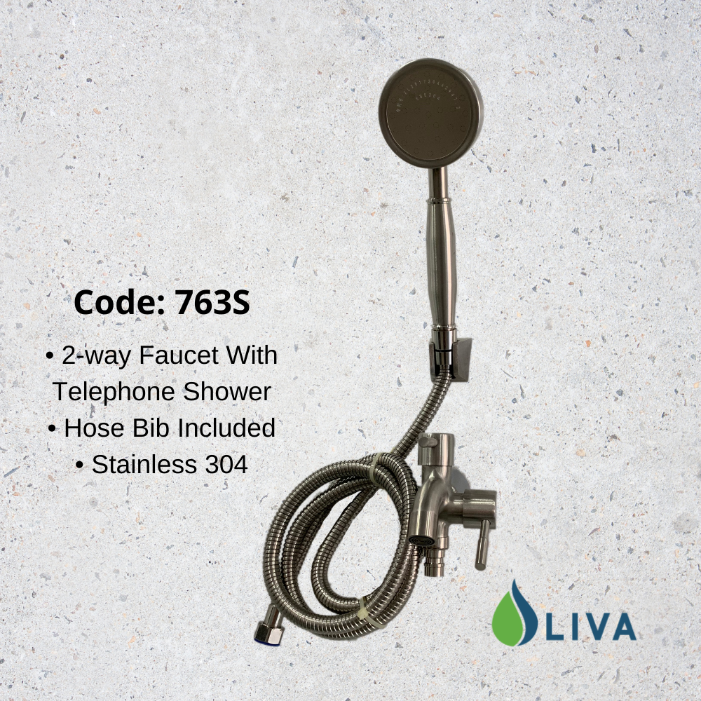 Oliva Two-Way Faucet With Telephone Shower - 763S
