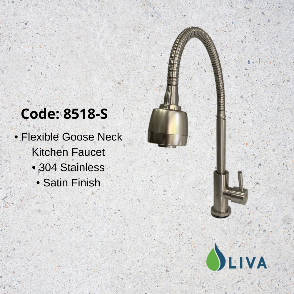 Oliva Flexible Gooseneck Faucet - 8518-S